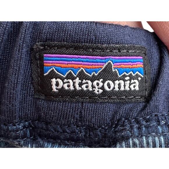 Patagonia Blue Forest Print Capile Baselayer Pants Size 12-18 months - Picture 3 of 5